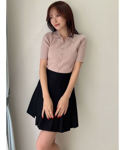 RESEXXY(リゼクシー)の「プリーツデザインミニスカート(スカート・レディース・チャコールグレー/ブラック/アイボリー・FREE)」の16枚目の写真