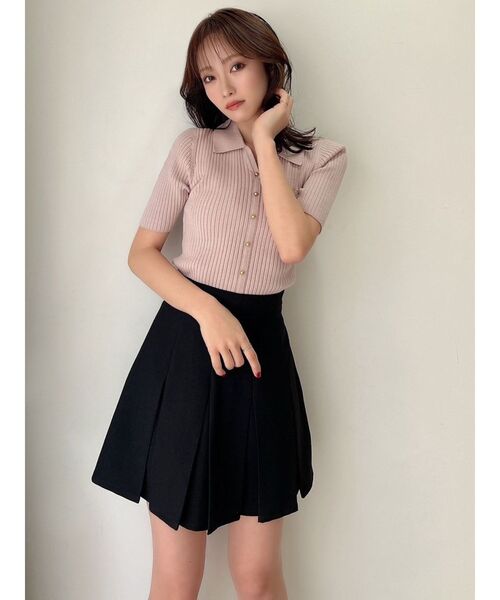 RESEXXY(リゼクシー)の「プリーツデザインミニスカート(スカート・レディース・チャコールグレー/ブラック/アイボリー・FREE)」の17枚目の写真