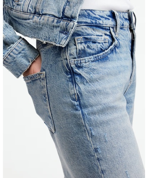 ALLSAINTS(オールセインツ)の「IDA CROPPED STRAIGHT DENIM JEANS | IDA クロップド ストレート デニム ジーンズ(デニムパンツ・レディース・インディゴブルー・24/26/27/25)」の18枚目の写真