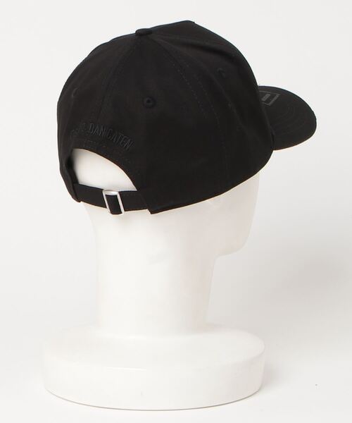 DSQUARED2（ディースクエアード）の「ICON STAMP BASEBALL CAP /0241（キャップ・メンズ・ブラック×ブラック・FREE）」の2枚目の写真