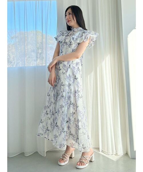 MERCURYDUO（マーキュリーデュオ）の「バイカラーワンポイントパールストラップヒールサンダル（サンダル・レディース・オフホワイト/ブラック・36/38）」の16枚目の写真