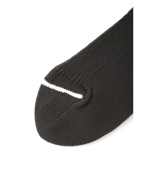 MHL.(エムエイチエル)の「MHL SPORT SOCK(ソックス/靴下・レディース・ホワイト/チャコール/オリーブ・FREE)」の6枚目の写真