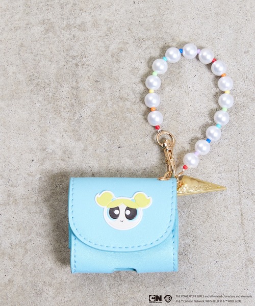 FLAPPER(フラッパー)の「FLAPPER フラッパー:パワーパフ ガールズ Airpodsケース(スマホグッズ・レディース・ピンク/グリーン/ブルー・FREE)」の1枚目の写真