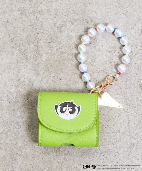 FLAPPER(フラッパー)の「FLAPPER フラッパー:パワーパフ ガールズ Airpodsケース(スマホグッズ・レディース・ピンク/グリーン/ブルー・FREE)」の2枚目の写真