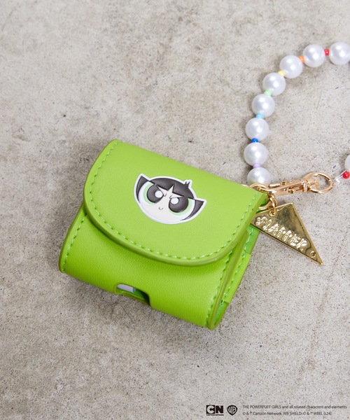 FLAPPER(フラッパー)の「FLAPPER フラッパー:パワーパフ ガールズ Airpodsケース(スマホグッズ・レディース・ピンク/グリーン/ブルー・FREE)」の5枚目の写真