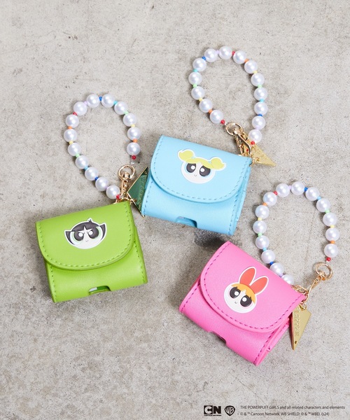 FLAPPER(フラッパー)の「FLAPPER フラッパー:パワーパフ ガールズ Airpodsケース(スマホグッズ・レディース・ピンク/グリーン/ブルー・FREE)」の4枚目の写真