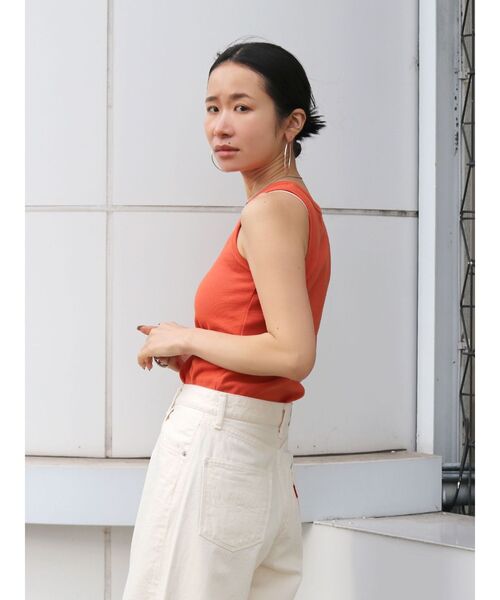 Ungrid（アングリッド）の「オーガビッツアメスリタンクトップ（タンクトップ・レディース・グリーン/オレンジ/オフホワイト/ブラック・FREE）」の17枚目の写真