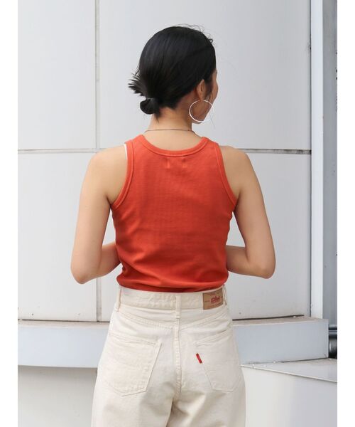 Ungrid（アングリッド）の「オーガビッツアメスリタンクトップ（タンクトップ・レディース・グリーン/オレンジ/オフホワイト/ブラック・FREE）」の18枚目の写真