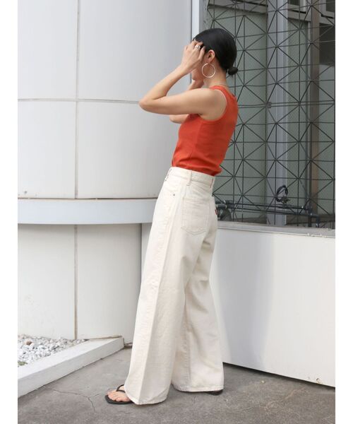 Ungrid（アングリッド）の「オーガビッツアメスリタンクトップ（タンクトップ・レディース・グリーン/オレンジ/オフホワイト/ブラック・FREE）」の20枚目の写真