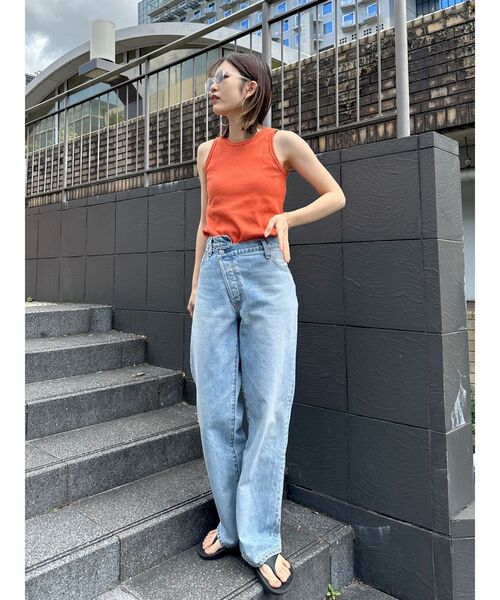 Ungrid（アングリッド）の「オーガビッツアメスリタンクトップ（タンクトップ・レディース・グリーン/オレンジ/オフホワイト/ブラック・FREE）」の21枚目の写真