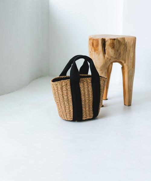 RODE SKO（ロデスコ）の「ナチュラルカゴバッグ（かごバッグ・レディース・ナチュラル/ベージュ・ONE）」の2枚目の写真