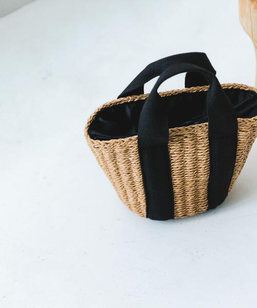 RODE SKO（ロデスコ）の「ナチュラルカゴバッグ（かごバッグ・レディース・ナチュラル/ベージュ・ONE）」の3枚目の写真