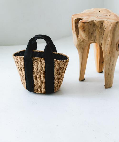 RODE SKO（ロデスコ）の「ナチュラルカゴバッグ（かごバッグ・レディース・ナチュラル/ベージュ・ONE）」の5枚目の写真