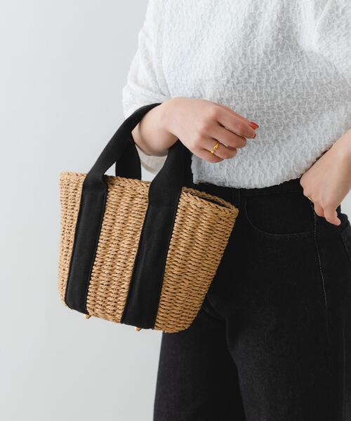 RODE SKO（ロデスコ）の「ナチュラルカゴバッグ（かごバッグ・レディース・ナチュラル/ベージュ・ONE）」の11枚目の写真