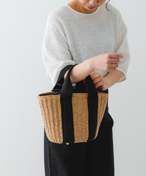 RODE SKO（ロデスコ）の「ナチュラルカゴバッグ（かごバッグ・レディース・ナチュラル/ベージュ・ONE）」の13枚目の写真