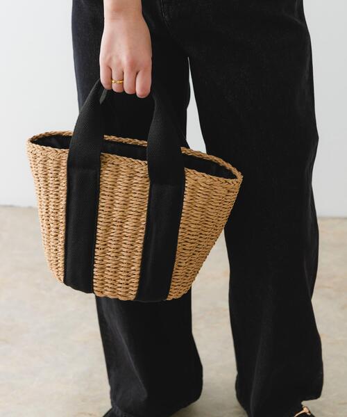 RODE SKO（ロデスコ）の「ナチュラルカゴバッグ（かごバッグ・レディース・ナチュラル/ベージュ・ONE）」の14枚目の写真