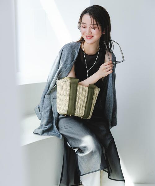 RODE SKO（ロデスコ）の「ナチュラルカゴバッグ（かごバッグ・レディース・ナチュラル/ベージュ・ONE）」の18枚目の写真