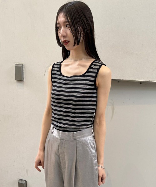 MILLER(ミラー)の「【Miller】Cup inスクエアタンク(タンクトップ・レディース・グリーン/ブラック/ブラウン・フリー)」の18枚目の写真