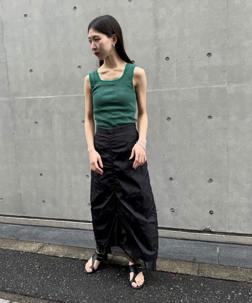 MILLER(ミラー)の「【Miller】Cup inスクエアタンク(タンクトップ・レディース・グリーン/ブラック/ブラウン・フリー)」の13枚目の写真