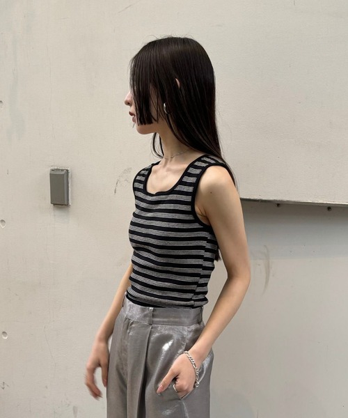 MILLER(ミラー)の「【Miller】Cup inスクエアタンク(タンクトップ・レディース・グリーン/ブラック/ブラウン・フリー)」の17枚目の写真
