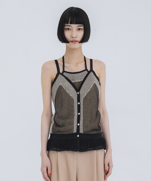 田*美様 Pigment knit camisole MURRAL MURRAL Pigment knit camisole