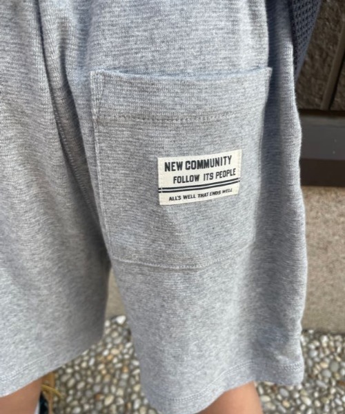 TARKER（ターカー）の「リップルフライスハーフパンツ（その他パンツ・キッズ・グレー/ブルー/ベージュ/グリーン/カーキ/ブラック・110/100/120/90/140/130）」の3枚目の写真