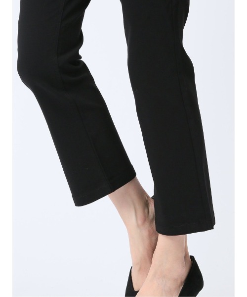 m.f.editorial（エムエフエディトリアル）の「美シャイン ストレッチ ストレートパンツ（チノパンツ・レディース・ブラック/ベージュ・S/MEDIUM/LARGE）」の6枚目の写真