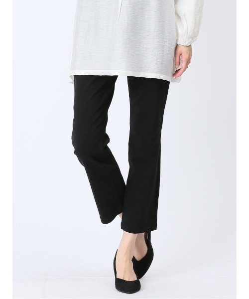 m.f.editorial（エムエフエディトリアル）の「美シャイン ストレッチ ストレートパンツ（チノパンツ・レディース・ブラック/ベージュ・S/MEDIUM/LARGE）」の5枚目の写真