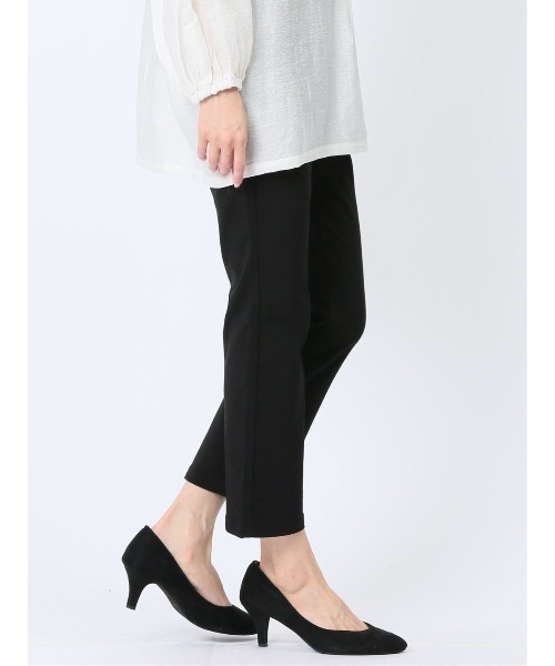 m.f.editorial（エムエフエディトリアル）の「美シャイン ストレッチ ストレートパンツ（チノパンツ・レディース・ブラック/ベージュ・S/MEDIUM/LARGE）」の12枚目の写真