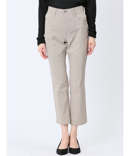 m.f.editorial（エムエフエディトリアル）の「美シャイン ストレッチ ストレートパンツ（チノパンツ・レディース・ブラック/ベージュ・S/MEDIUM/LARGE）」の9枚目の写真