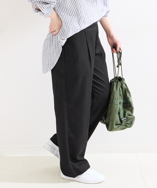 B.C STOCK(ベーセーストック)の「セルロースワイドパンツ(その他パンツ・レディース・アイボリー/ブラック/ブルー系その他・FREE)」の18枚目の写真
