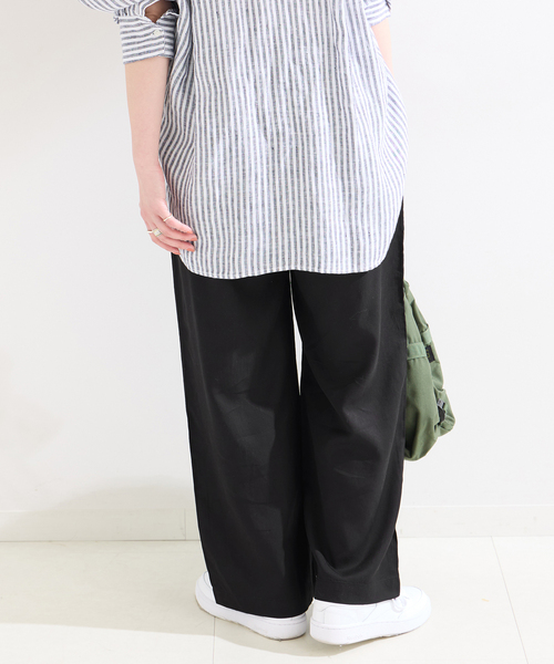 B.C STOCK(ベーセーストック)の「セルロースワイドパンツ(その他パンツ・レディース・アイボリー/ブラック/ブルー系その他・FREE)」の19枚目の写真