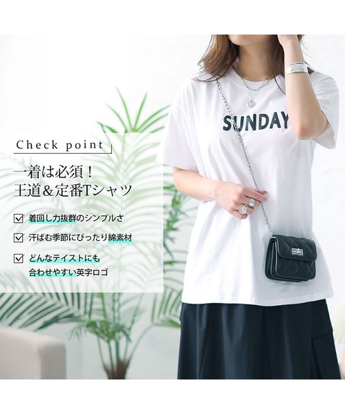 GOLDJAPAN（ゴールドジャパン）の「ロゴTシャツ【大きいサイズ対応】（Tシャツ/カットソー・レディース・ホワイト・LL/3L）」の3枚目の写真