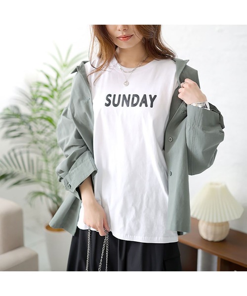 GOLDJAPAN（ゴールドジャパン）の「ロゴTシャツ【大きいサイズ対応】（Tシャツ/カットソー・レディース・ホワイト・LL/3L）」の13枚目の写真