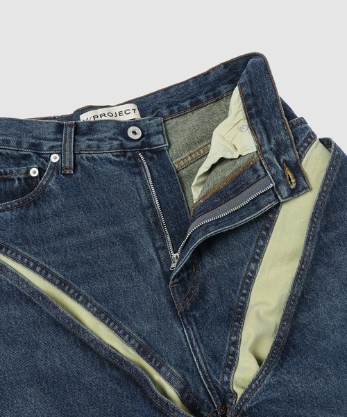 Y/Project（ワイプロジェクト）の「EVERGREEN CUT OUT JEANS（デニムパンツ・メンズ・ブルー・29/31/30）」の3枚目の写真