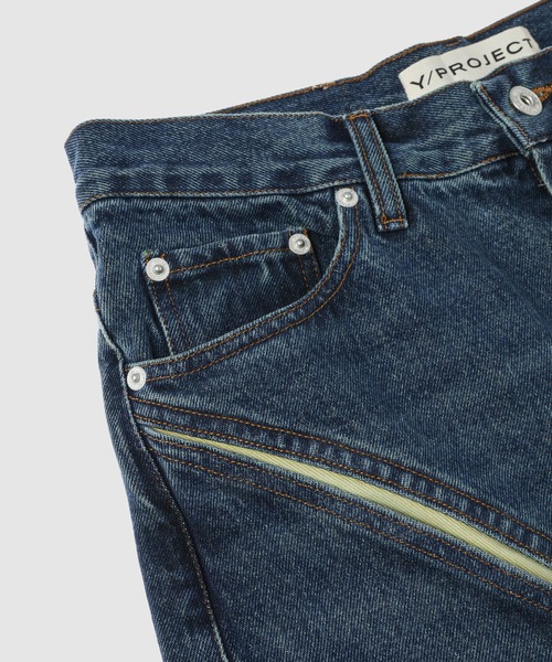 Y/Project（ワイプロジェクト）の「EVERGREEN CUT OUT JEANS（デニムパンツ・メンズ・ブルー・29/31/30）」の4枚目の写真