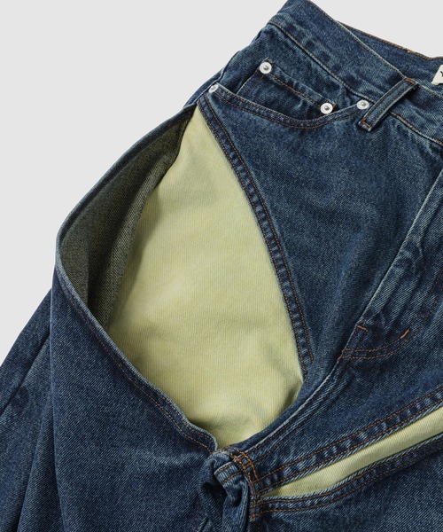 Y/Project（ワイプロジェクト）の「EVERGREEN CUT OUT JEANS（デニムパンツ・メンズ・ブルー・29/31/30）」の5枚目の写真