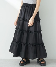 earth music&ecology（アースミュージックアンドエコロジー）の「ミニフリルボリュームスカート（スカート・レディース）」