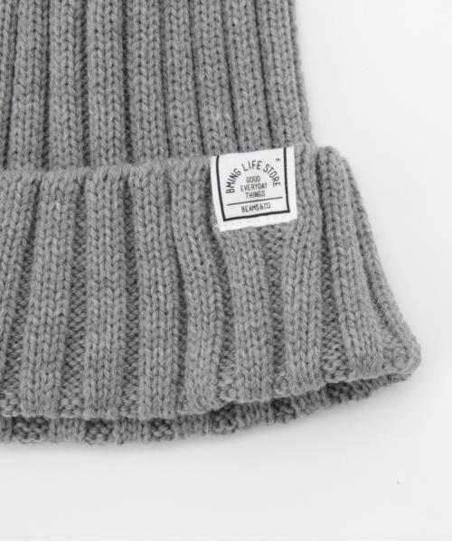 B:MING by BEAMS（ビーミングバイビームス）の「ビーミング by ビームス / アクリル リブワッチキャップ（ニットキャップ/ビーニー・レディース・ホワイト/グレー/ブラック/レッド系その他/ネイビー・ONE SIZE）」の22枚目の写真