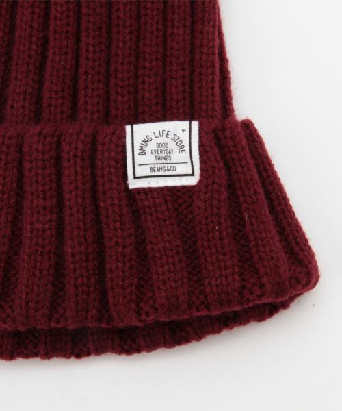 B:MING by BEAMS（ビーミングバイビームス）の「ビーミング by ビームス / アクリル リブワッチキャップ（ニットキャップ/ビーニー・レディース・ホワイト/グレー/ブラック/レッド系その他/ネイビー・ONE SIZE）」の21枚目の写真
