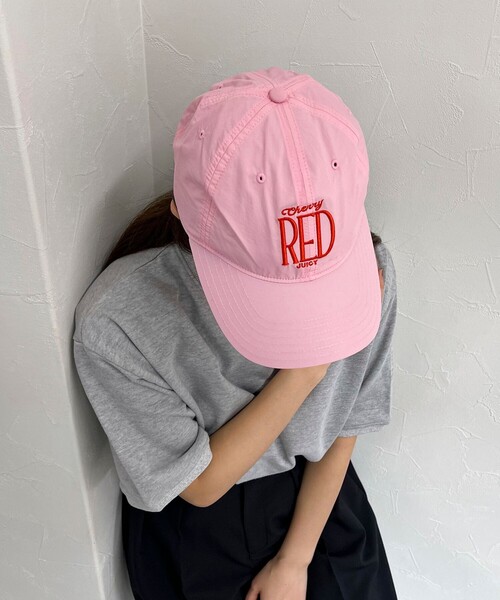 fredy emue(フレディエミュ)の「【CASSELINI/キャセリーニ】 ロゴキャップ(キャップ・レディース・ピンク/ベージュ/ネイビー・FREE)」の3枚目の写真