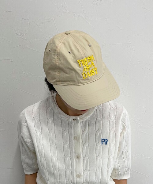 fredy emue(フレディエミュ)の「【CASSELINI/キャセリーニ】 ロゴキャップ(キャップ・レディース・ピンク/ベージュ/ネイビー・FREE)」の7枚目の写真