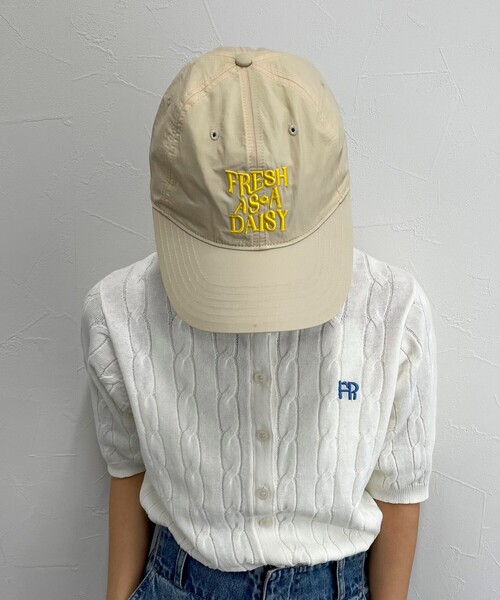 fredy emue(フレディエミュ)の「【CASSELINI/キャセリーニ】 ロゴキャップ(キャップ・レディース・ピンク/ベージュ/ネイビー・FREE)」の8枚目の写真