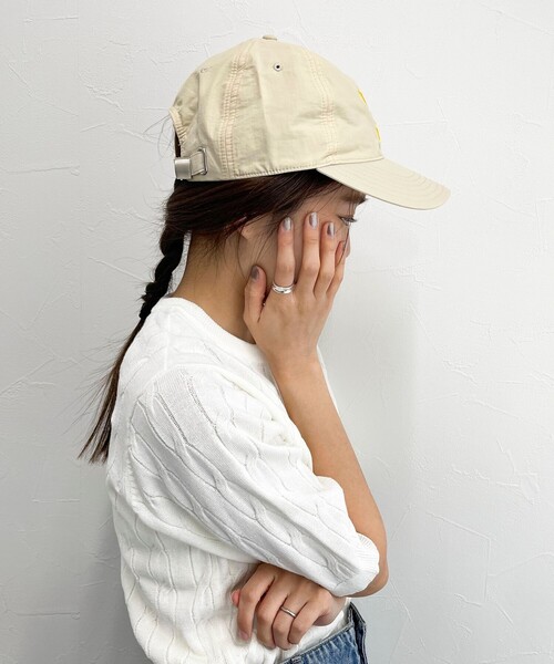 fredy emue(フレディエミュ)の「【CASSELINI/キャセリーニ】 ロゴキャップ(キャップ・レディース・ピンク/ベージュ/ネイビー・FREE)」の9枚目の写真