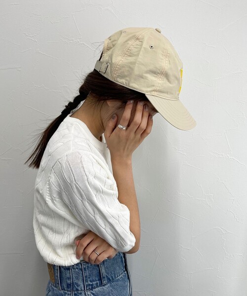 fredy emue(フレディエミュ)の「【CASSELINI/キャセリーニ】 ロゴキャップ(キャップ・レディース・ピンク/ベージュ/ネイビー・FREE)」の11枚目の写真