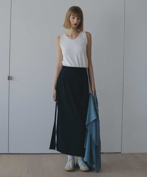 【最終値下げ！】MANOF SIDE LINE SKIRT セール】SIDE LINE SKIRT（スカート）｜MANOF（マノフ）の