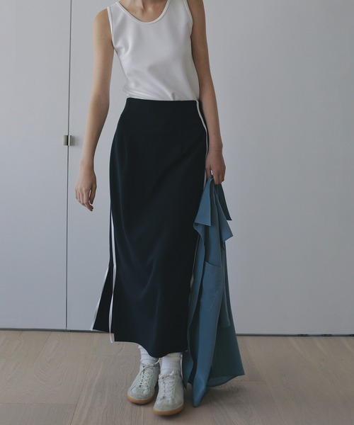 【最終値下げ！】MANOF SIDE LINE SKIRT MANOF/マノフ/SIDE LINE SKIRT | L.H.P（エルエイチピー