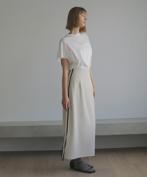 【最終値下げ！】MANOF SIDE LINE SKIRT MANOF/マノフ/SIDE LINE SKIRT | L.H.P（エルエイチピー
