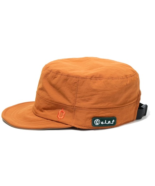 Clef（クレ）の「Clef/クレ　SV WORK CAP（キャップ・メンズ・ブラック/グリーン/ダークオレンジ・FREE）」の6枚目の写真