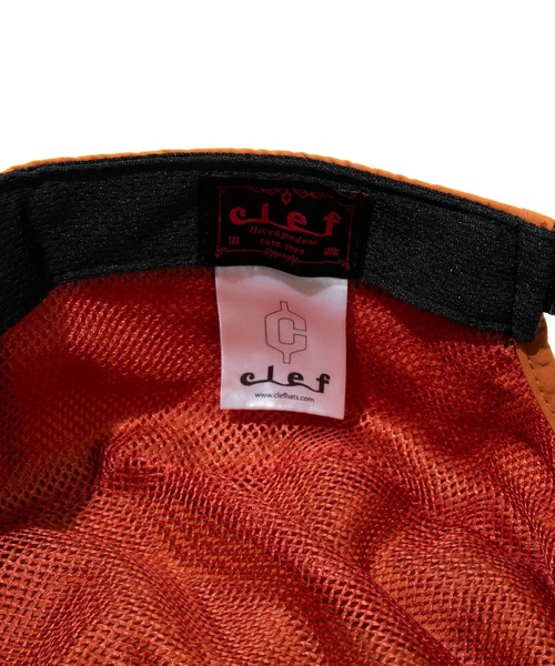 Clef（クレ）の「Clef/クレ　SV WORK CAP（キャップ・メンズ・ブラック/グリーン/ダークオレンジ・FREE）」の12枚目の写真